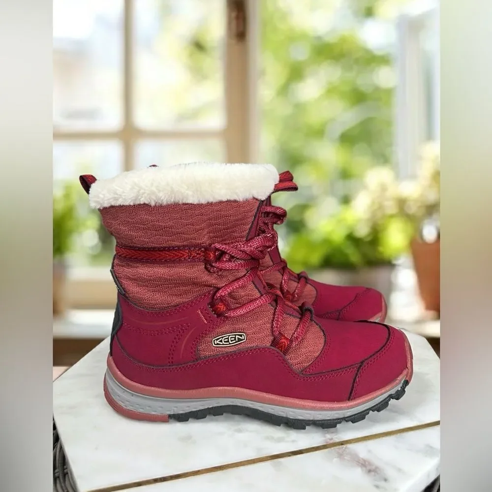 🔥 KEEN || Winter Snow Insulated Terradora Apres Fur Lined Hiking Boot Size 5